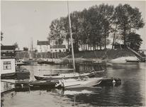 M 3890 In de haven zullen in verband met de Waal-Merwederace op 17 mei 1959 nog 100 zeiljachten komen te liggen. Van ...