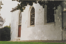 0690-3931 Zuid gevel van de kerk voor de restauratie van 1993.