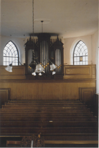 0690-4052 Binnenzijde N.H. Kerk, St. - Catharina, voor de restauratie.