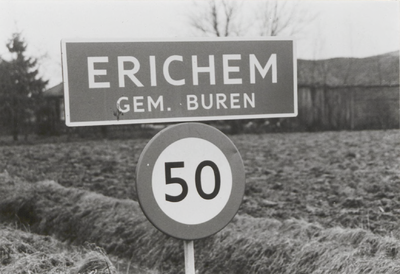 0690-6202 Gemeentebord aan de Erichemseweg.