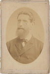 0690-7356 Orginele foto van D.s. Valeton predikant te Asch van 1880 t/m 1882