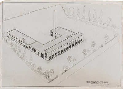0690-7836 1e Ontwerp van de Coöp Zuivelfabriek aan de Hulsterstraat doorarchitectebn bureau Feenstra