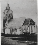 0690-7847 De N.H. kerk gezien vanaf de Zandweg, repro van ansichtkaart
