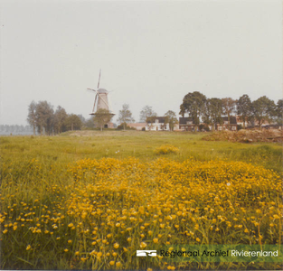 0690-Gr_Bu_1228 Gezicht op de Molenwal met molen De Prins van Oranje .