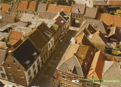 0690-Gr_Bu_1462 Voorstraat met de Culemborgsepoort vanaf de toren gezien.