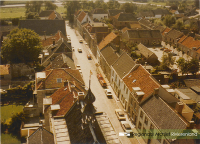 0690-Gr_Bu_1469 Gezicht in de Rodeheldenstraat en Kniphoek met Jodenkerkplein gezien vanaf de toren.