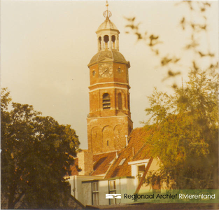 0690-Gr_Bu_1485 Toren Ned. Herv. Kerk gezien vanuit de Kniphoek.
