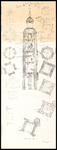 789 Doorsneden van de toren van de Lambertuskerk te Buren, 1956 september 15