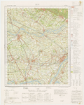 167 Topografische kaart no. 39 West-Rhenen. Op de vier hoekpunten, Schalkwijk, Amerongen, Dreumel en Hellouw. Centraal ...
