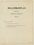 306 Rioleringsplan voor de gemeente Buren (Gelderland) : Inhoud blad 1 plattegrond, blad 2 lenteprofielen der riolen, ...