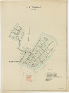 307 Rioleringsplan voor de gemeente Buren (Gelderland) : Inhoud blad 1 plattegrond