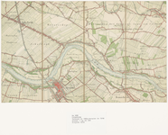 125 Topografische kaart van het gebied van Schalkwijk, Culemborg tot Beusichem, 1916
