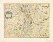 156 Een kaart van het Gelderse Hertogdom uitgegeven door Willem Blaeu in 1635. Het westen boven. Op de kaart is het ...
