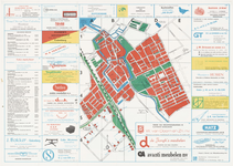 220 Een plattegrond van Culemborg met een verwijzing naar bedrijven in de stad. Met straatnamenregister, [1973]