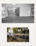 5344 Boven: Stationtunnel en hal. Onderin: Fietsenrekken station