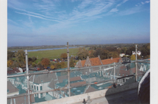5707 Overzichtsfoto vanaf stadhuis. Links De Vierhoeken. Rechts van het midden staat het Drostehuis. Verder rechts Casa ...