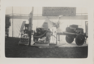 378 Landbouwtentoonstelling. Brandweer. Gebr. Kronenburg auto & motorspuiten.