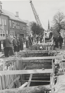 504 Rioleringswerkzaamheden in de Zandstraat.