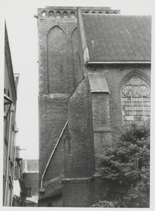1819 Toren van de NH Grote of Sint Barbarakerk voor de restauratie