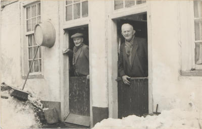 1954 Lange Havendijk. Oude Mannen en Vrouwenhuis. Laatste bewoner.