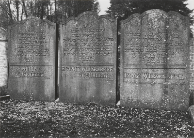 3262 Joodse begraafplaats. Grafstenen