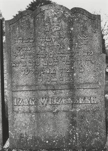 3263 Joodse begraafplaats. Grafstenen