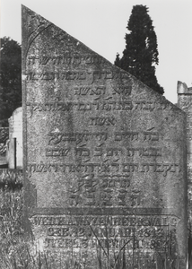 3302 Joodse begraafplaats. Grafstenen