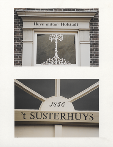 4758 1856. Huys mitter Hofstadt . Om de hoek, 't Susterhuys . Monumentendag 1995. Fotoserie gemaakt door A. Derwig. De ...