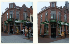 5763 Markt 40 op de hoek met de Grote Kerkstraat. Was voorheen Stadsapotheek. Architect G. Prins (1852-1933). ...