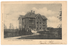 1027 Een prentbriefkaart van de villa Bottensteijn in Geldermalsen, gebouwd in het begin van de 20ste eeuw. Het is ...