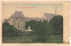1036 Een prentbriefkaart van het rooms-katholieke Seminarie in Culemborg gelegen aan de Ridderstraat