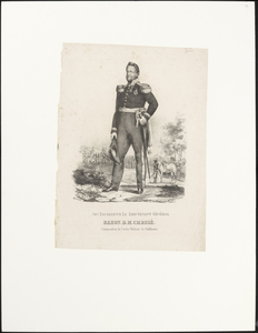 29 SON EXCELLENCE LE LIEUTENANT GENERAL BARON D. H. CHASSE. Commamdeur de l'ordre Militair de Guillaume.