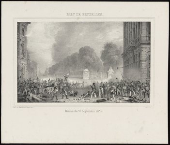 68 PARC DE BRUXELLES : Dimanche 26 Septembre 1830