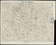 78 Plattegrond van het centrum van Brussel, [1910]
