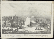 103 Uitval der Hollanders uit de Citadel van Antwerpen, vernielen en vernagelen der stukken, onder het bevel van Z.E. ...