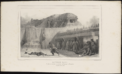 137 21. BATTERIE BASSE, Etablie au rentrent de droite du Bastion de fernando. Citadelle d'Anvers, 1832.