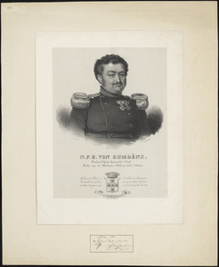 182 N.F.E. VON GUMOëNS, Kolonel bij den Generalen Staf, Ridder van de Militaire Willems-Orde, 4e Klasse.