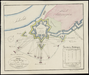 211 Plan van het beleg der citadel van Antwerpen.