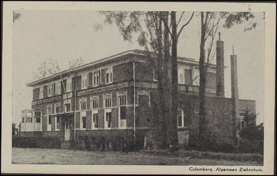 210 Het in 1906 gebouwde Algemene ziekenhuis aan de Paardengracht. Later werd dit stuk singel vernoemd naar de eerste ...