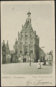 367 Aankoop april 1984. Stadhuis in laatgotische stijl gebouwd in 1539 naar ontwerp van Rombout Keldermans.