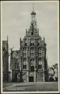 388 Stadhuis in laatgotische stijl gebouwd in 1539 naar ontwerp van Rombout Keldermans.