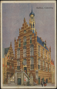 401 Ingekleurd. Met op achterzijde: G.B.A. Hensen, Haarlem.