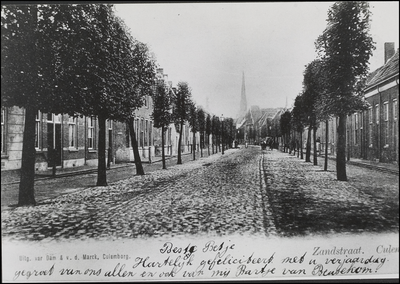 1048 Zandstraat richting de Varkensmarkt.