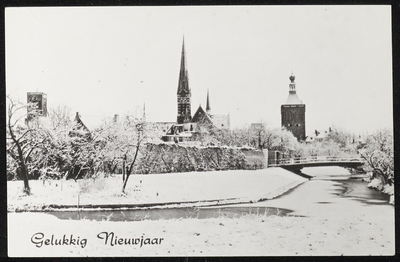 1546 Zicht op Culemborg vanaf de Westersingel.