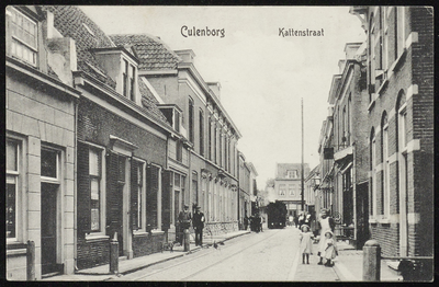 1560 Kattenstraat richting de Vier Hoeken met de tram van de T.B.C. lijn.