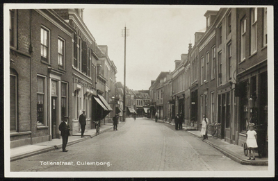 1594 Tollenstraat richting de Vier Hoeken met mast voor de telefonie.