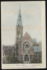 1707 De neogotische RK kerk ontworpen door PJ van Genk. In december 1886 werd de kerk ingewijd. Het gebouw verving de ...