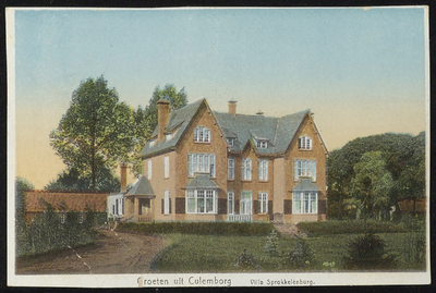 1798 Villa Sprokkelenburg uit 1910. In gebruik geweest als schoolgebouw. Nu weer particulier bewoond.