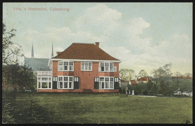 1805 's Heerenhof aan de Elisabethdreef. Villa uit 1910 in gebruik geweest als kantoor voor de tricotfabriek van ...