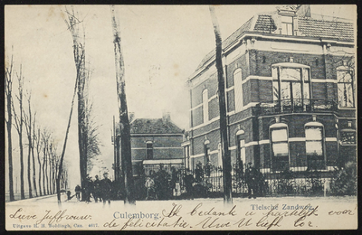 1921 Hoek Voorburg en de huidige Elisabethdreef.